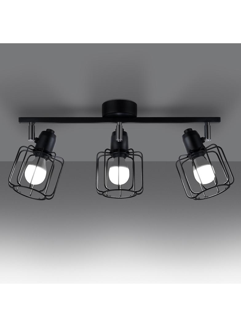 Sollux Plafon BELUCI 3 czarny SL.1116