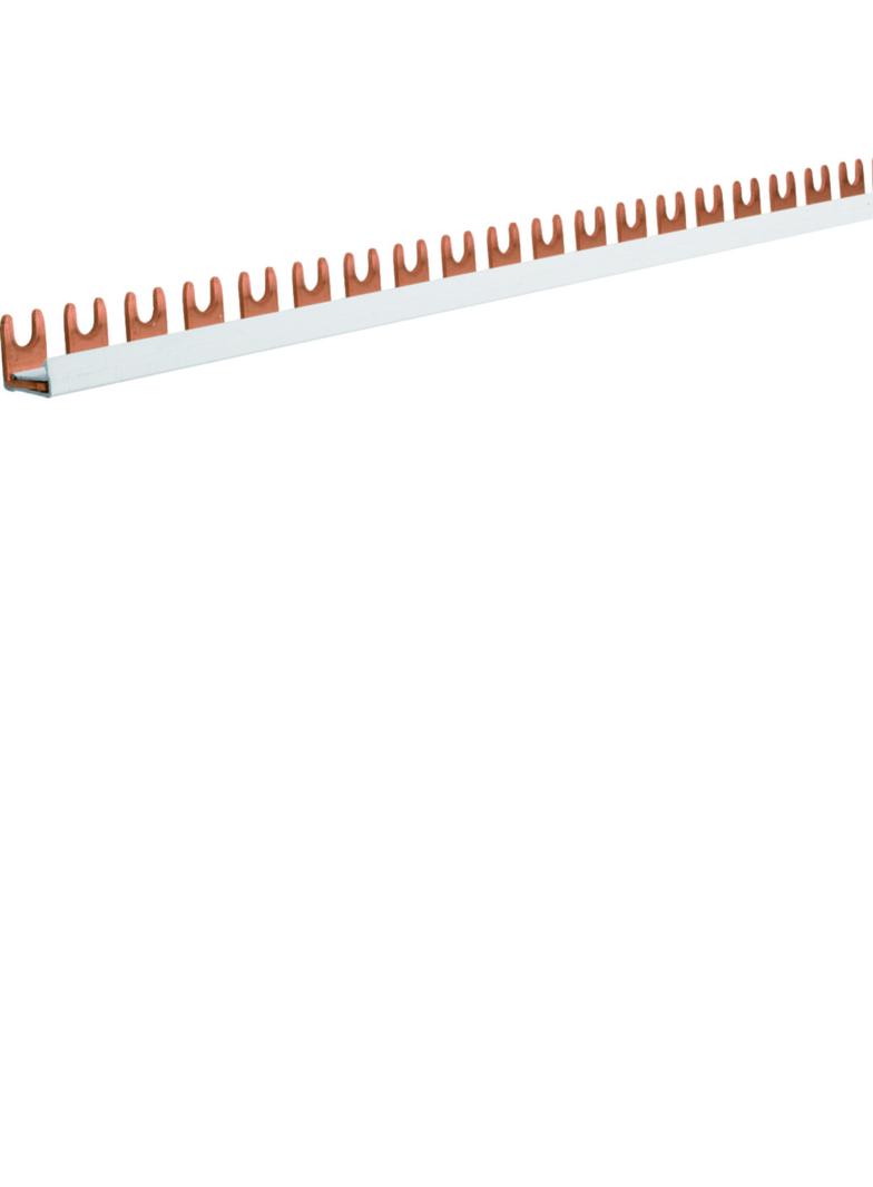 Szyna grzebieniowa widełkowa pozioma 1P 16mm2 57M KDN180B HAGER