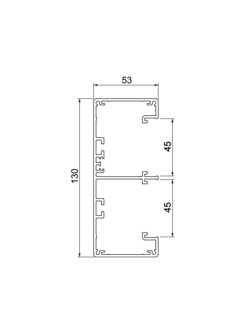 GA-53130RW, Kanał podparapetowy