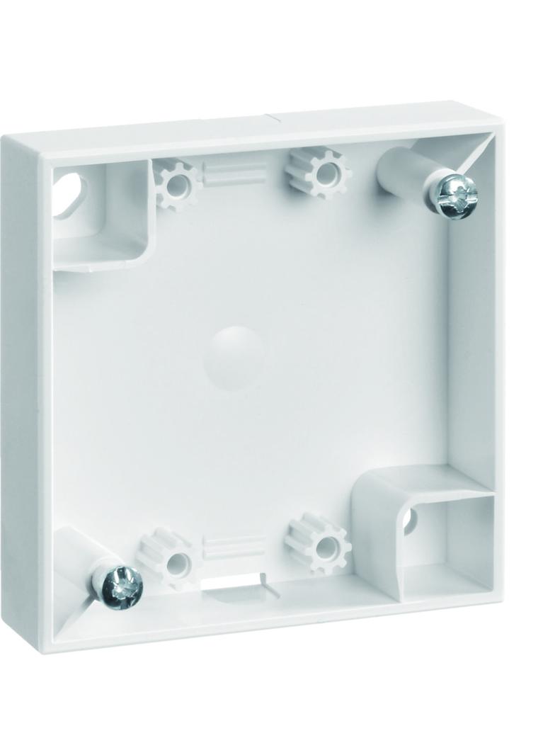 Integro Flow Puszka natynkowa 1-krotna płaska biały