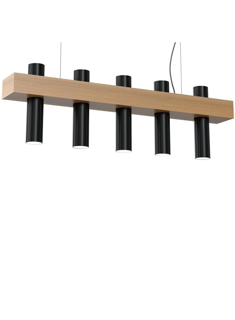 lampa wisząca West Black 5xGU10 MLP5511 Milagro