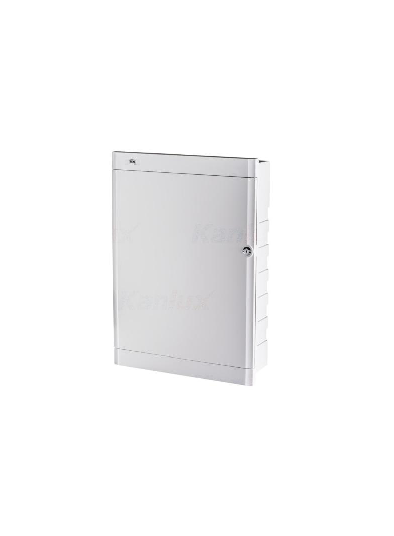 KDB-F54P-M Rozdzielnica podtynkowa multimedialna 1x18 plastikowa IP30 28341 KANLUX