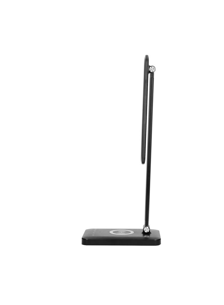 ISIYO LED 7W Lampka biurkowa z ładowarką indukcyjną i usb. 390lm 3000-4000-6000K zmiana barwy temp D