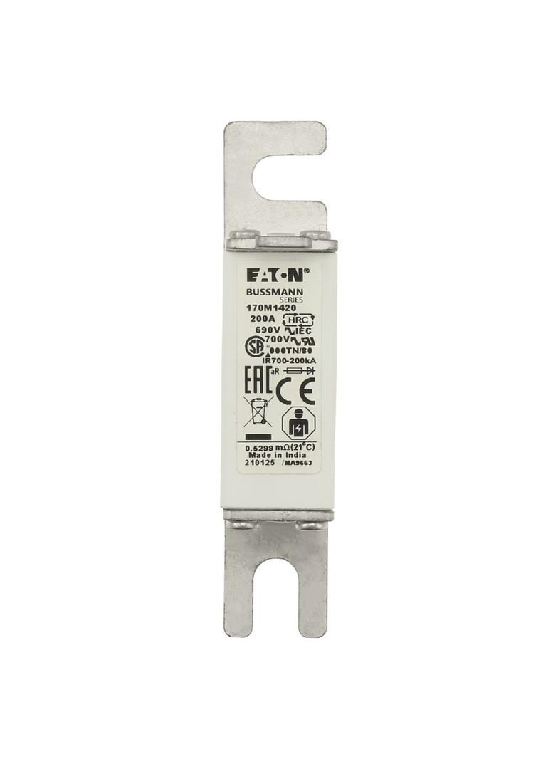 FUSE 200A 690V 000TN/80 AR UC Wkładka szybka 200A 690V 000TN/80 AR UC 170M1420 EATON
