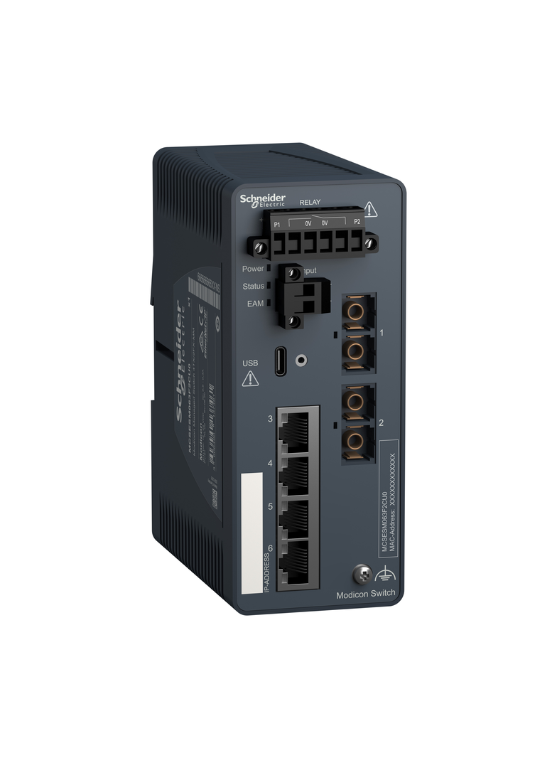 Modicon Switch Zarządzalny 4TX/2FX-MM