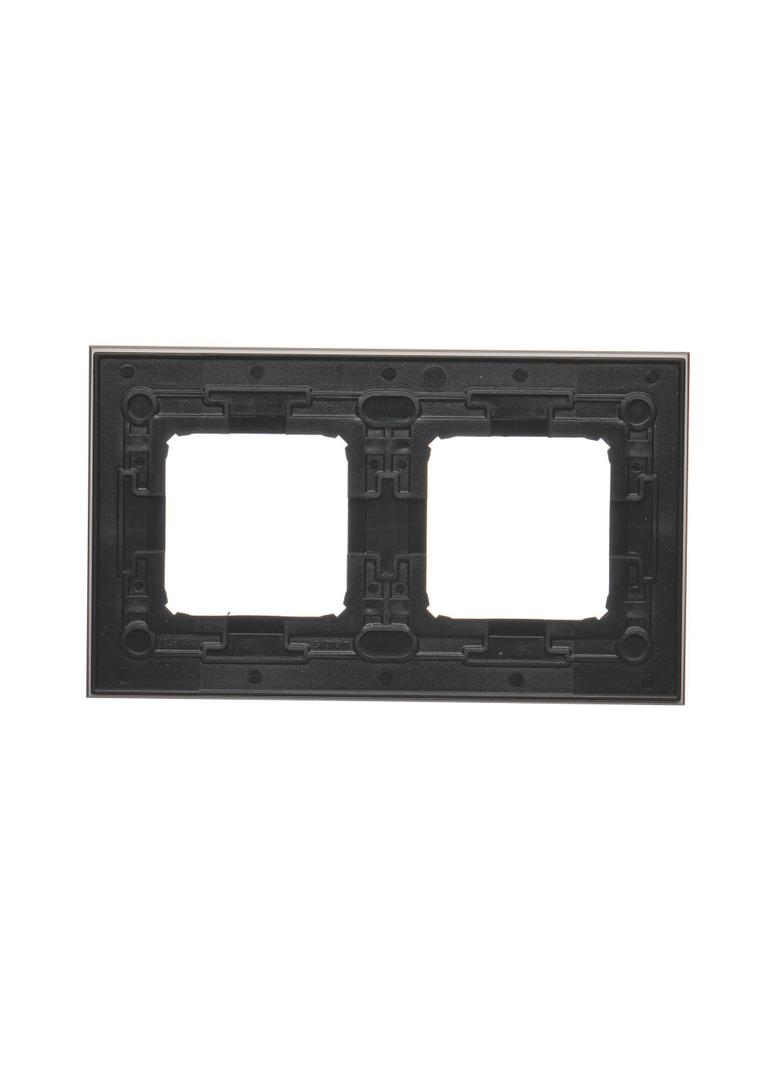 Simon 54 Nature Ramka 2-krotna Nature-Metal INOX KLASYCZNY IP20/IP44* (*IP44-należy zastosować zestaw uszczelek DUN2) DRN2/77 KONTAKT