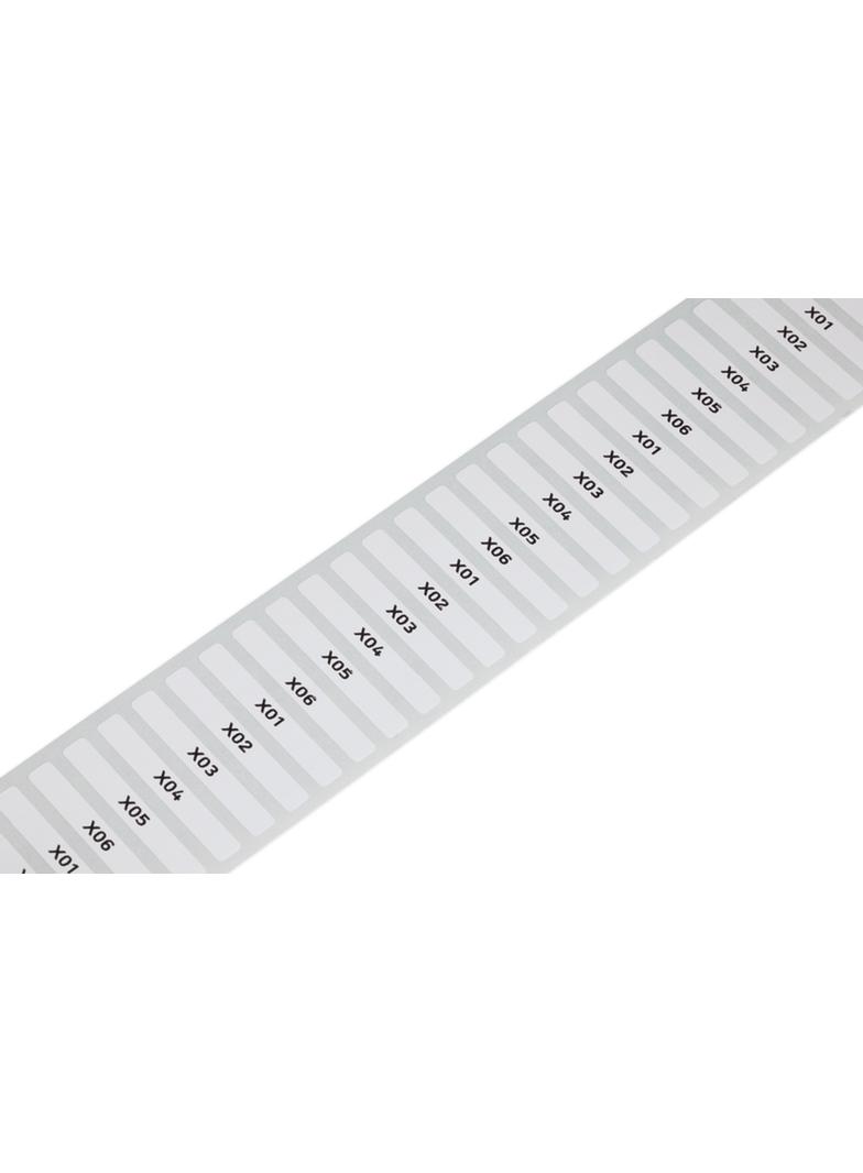 etykiety samoprzylepne z poliestru 5 x 35 mm białe 3000 szt./rolka WAGO