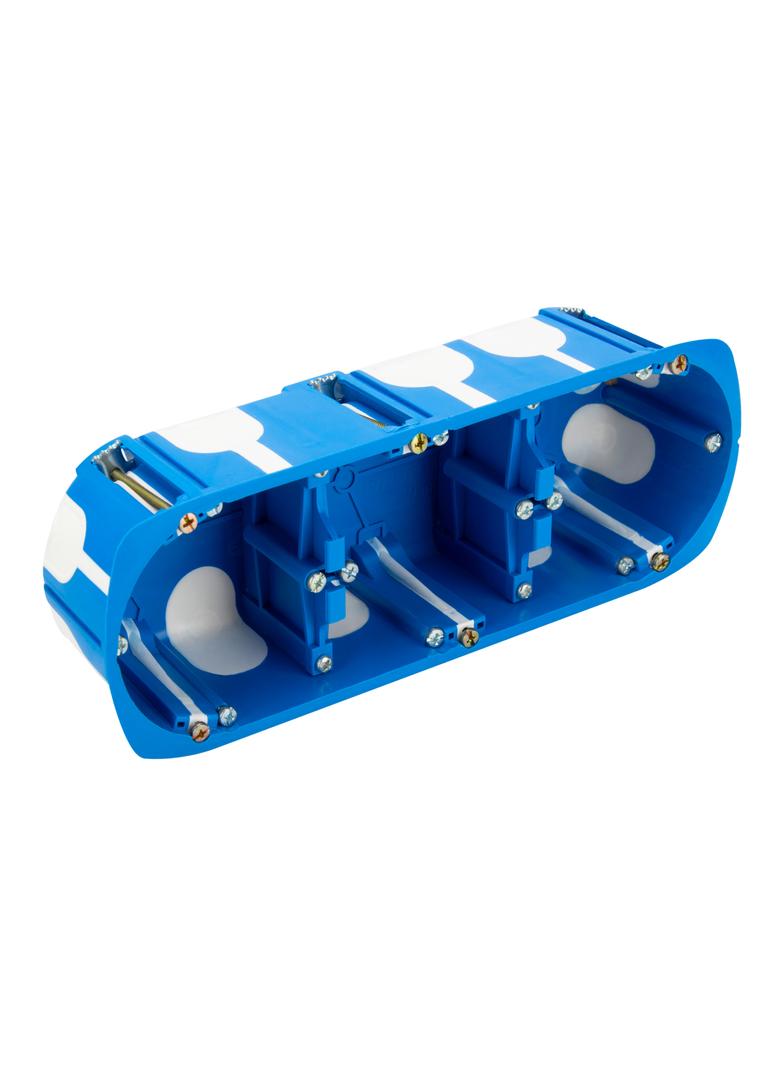 Puszka podtynkowa 60mm, wiatroszczelna, potrójna