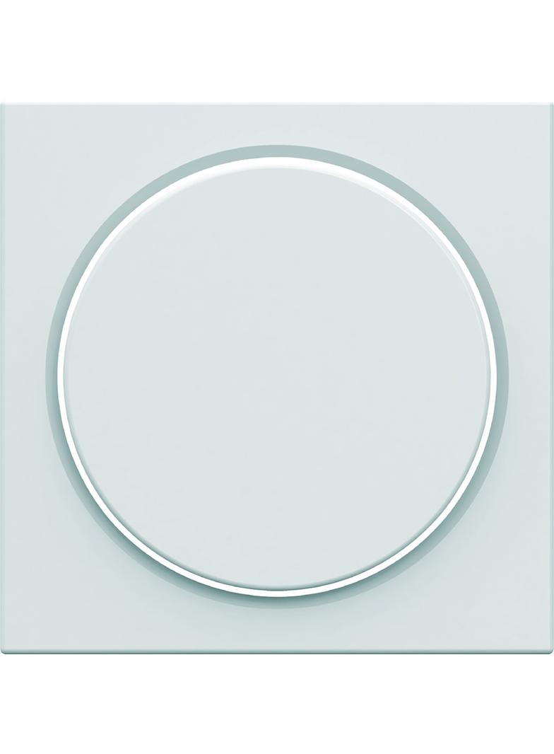 gallery Płytka czołowa do ściemniacza przyciskowego biały