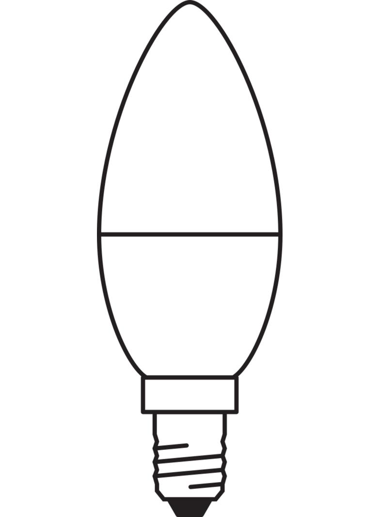 Lampa LED antybakteryjna LC CL B60 7,5W/865 230V FR E14