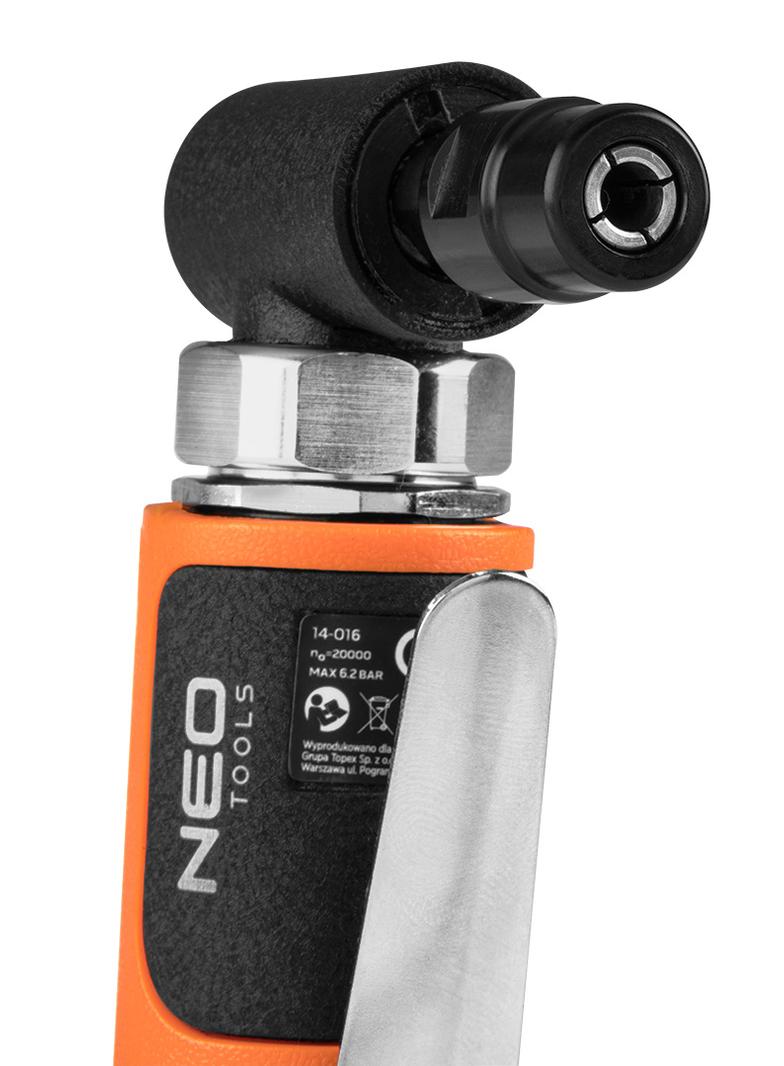 Szlifierka kątowa pneumatyczna 1/4";1/8" - 6 mm/3mm, 20 000 rpm