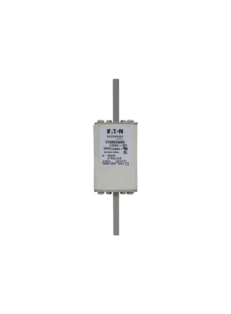 250A 1250V IEC 1*FU/115 aR FUSE Wkładka szybka 250A AC 1250V rozmiar 1 45x45x156 mm, 170M3695 EATON