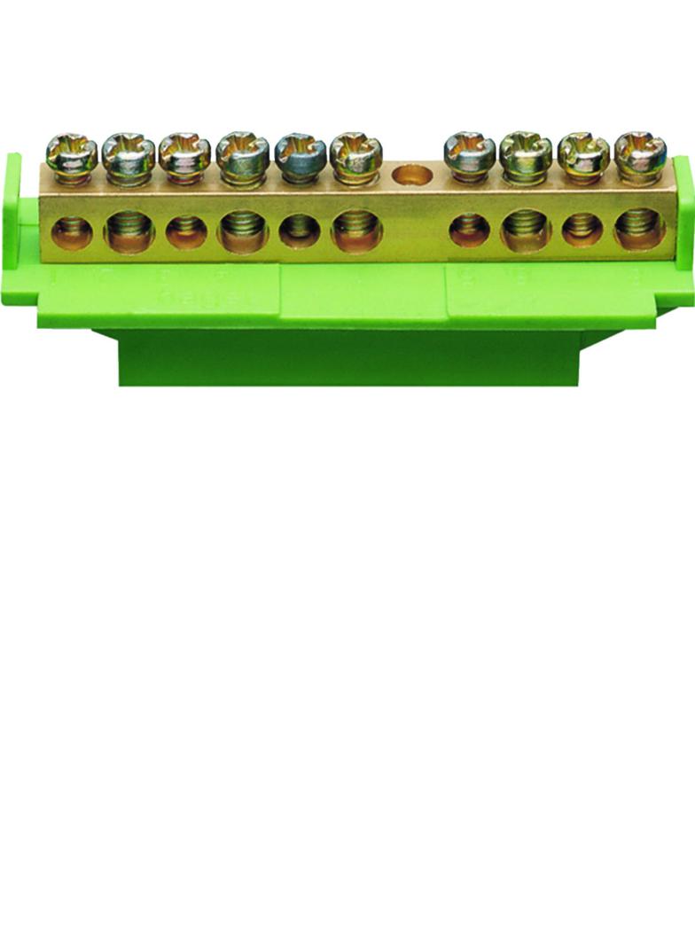 Zaciski ochronne 5x16+5x10 KM10B HAGER