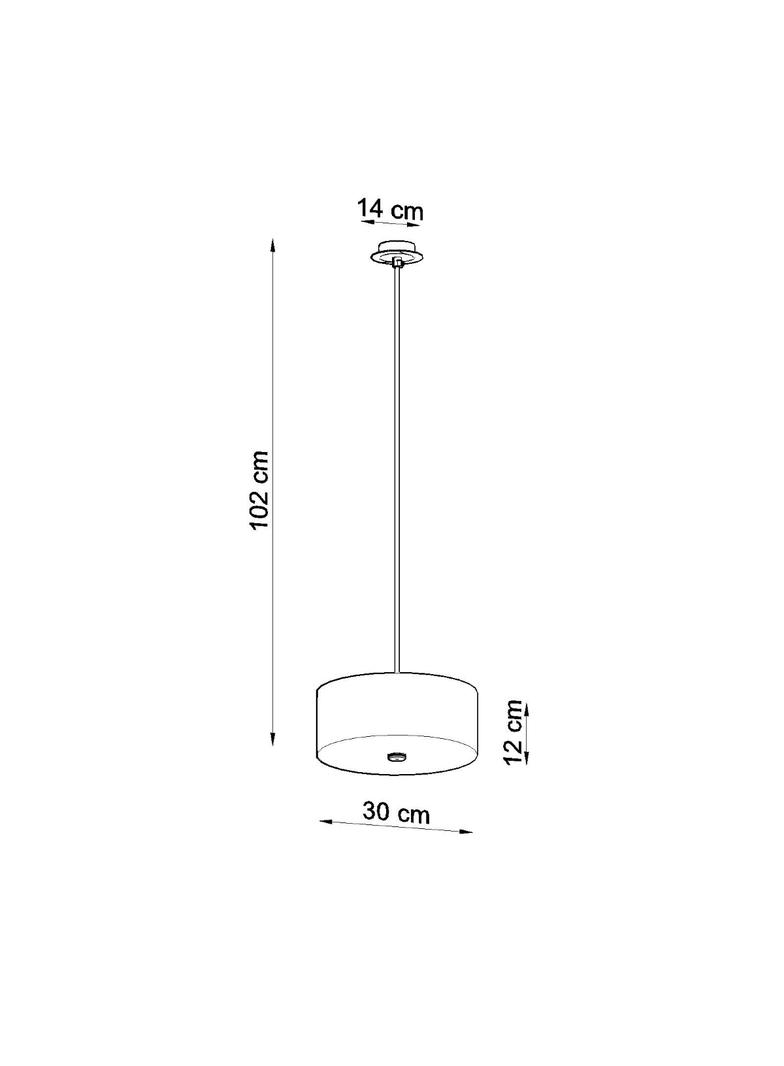 Sollux Żyrandol SKALA 30 czarny SL.0756