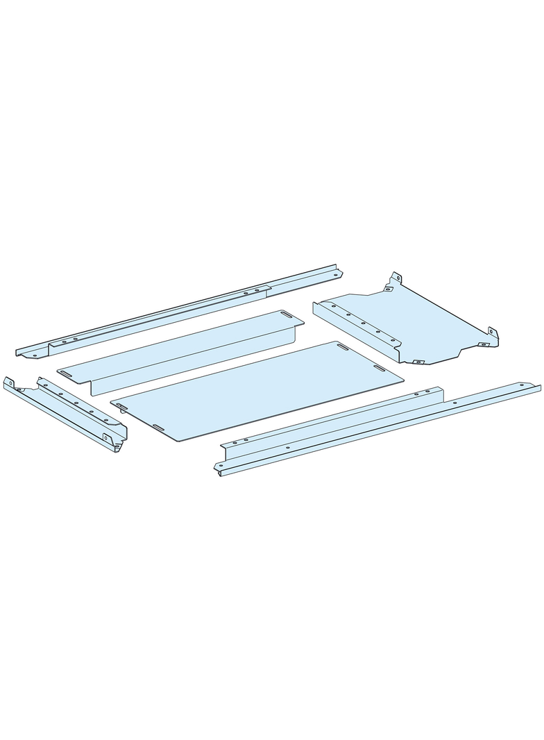 Rozdzielnice PrismaSet płyta dławicowa dwuczęściowa IP30 650+150x 400mm LVS08497 Schneider