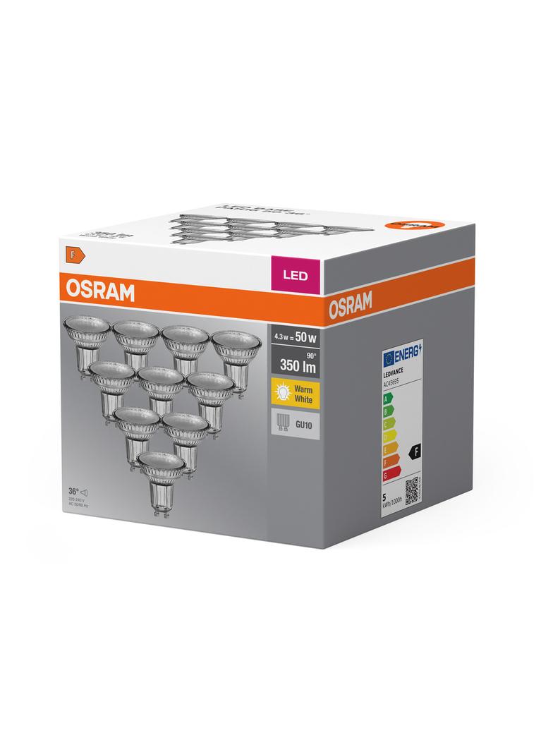 Lampa LED BASE PAR16 50 36 4,3W/827 230V GU10 FS10 OSRAM