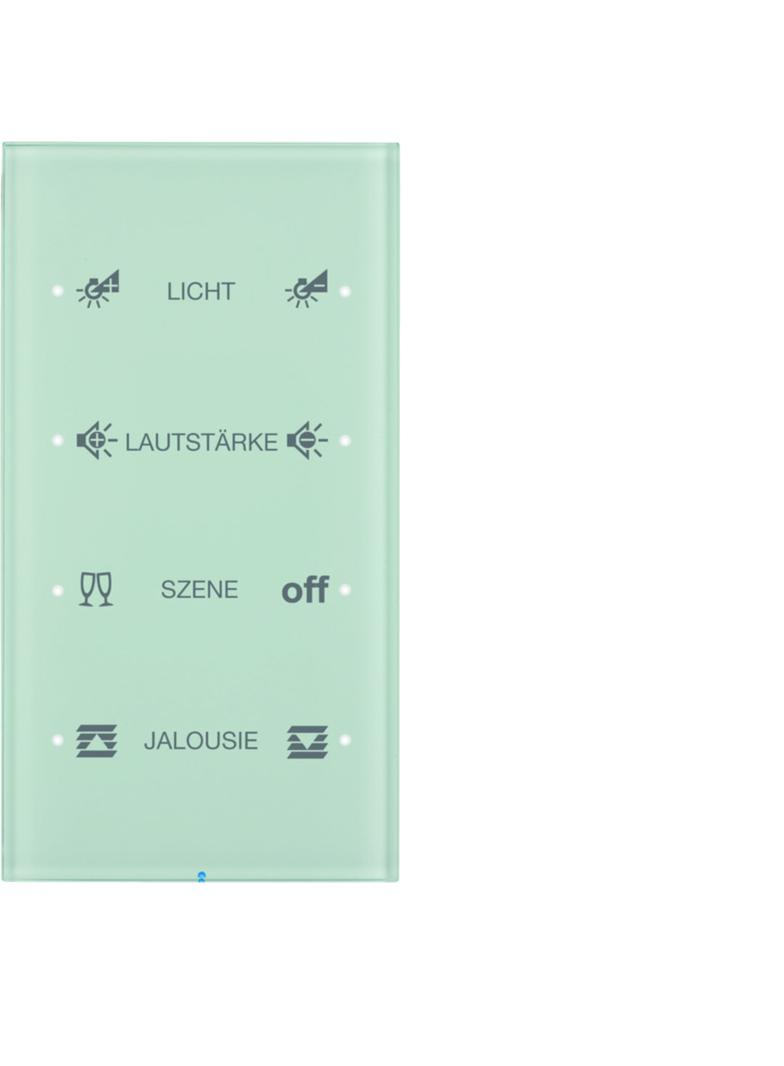 BERKER R.3 Sensor dotykowy poczwórny konfigurowalny szkło biały 75144150 HAGER