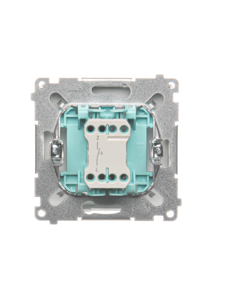 Simon Basic Przycisk dzwonek 10A 250V szybkozłączka biały BMD1.01/11 KONTAKT