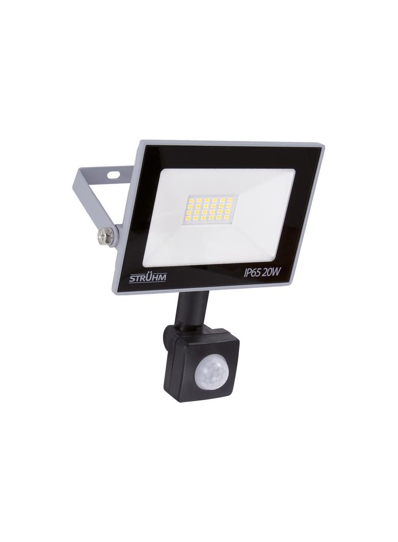 Naświetlacz SMD LED z czujnikiem ruchu KROMA LED S 20W GREY 6500K