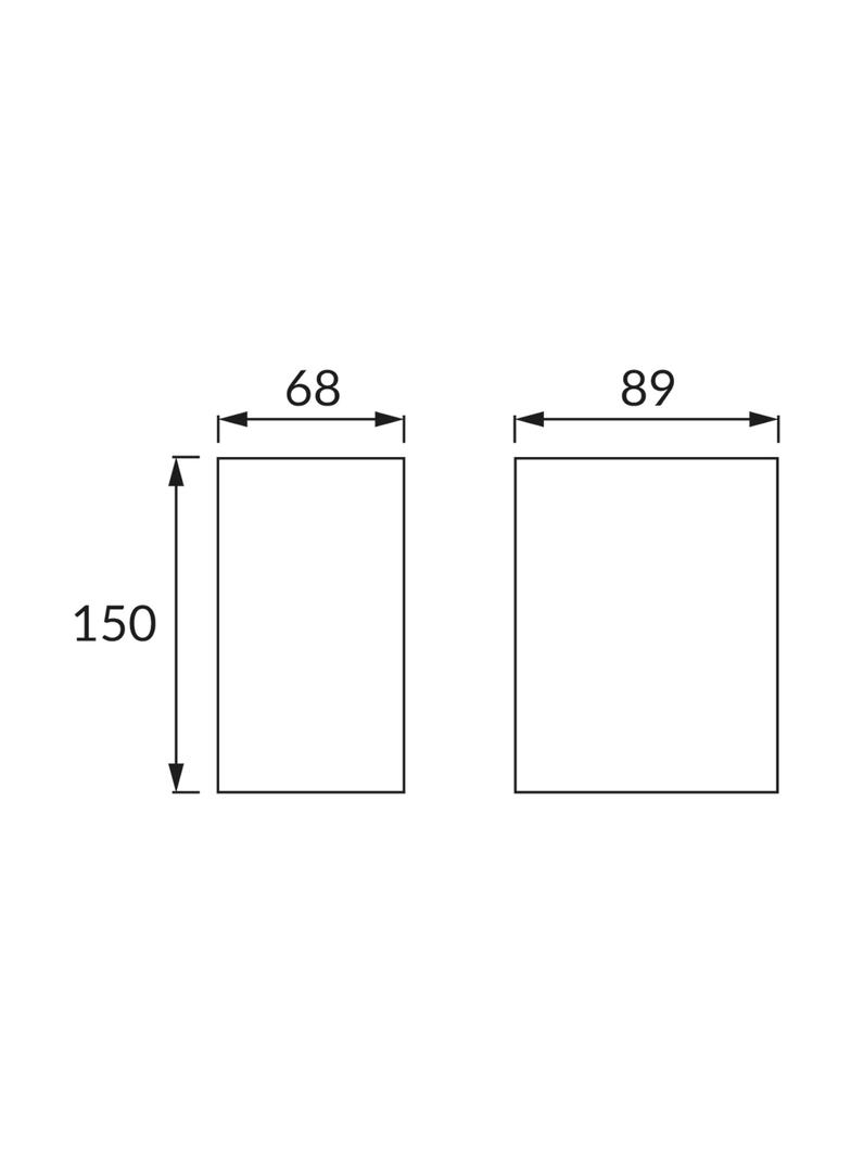 Oprawa hermetyczna GAMP 2xGU10 D BLACK