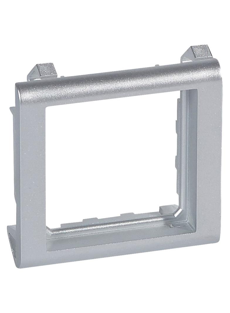 MOSAIC UCHWYT DO WĄSKICH ŚCIANEK - 2 MODUŁ ALUMINIUM DO NR. REF. 0800 11, Legrand