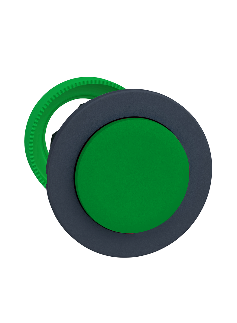 Harmony XB5 Główka przycisku podświetlanego wystający zielony typ push push