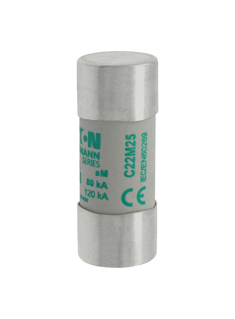 CYLINDRICAL FUSE 22 x 58 25A AM 690V AC Wkładka cylindryczna 22 x 58mm 25A AM 690V AC C22M25 EATON