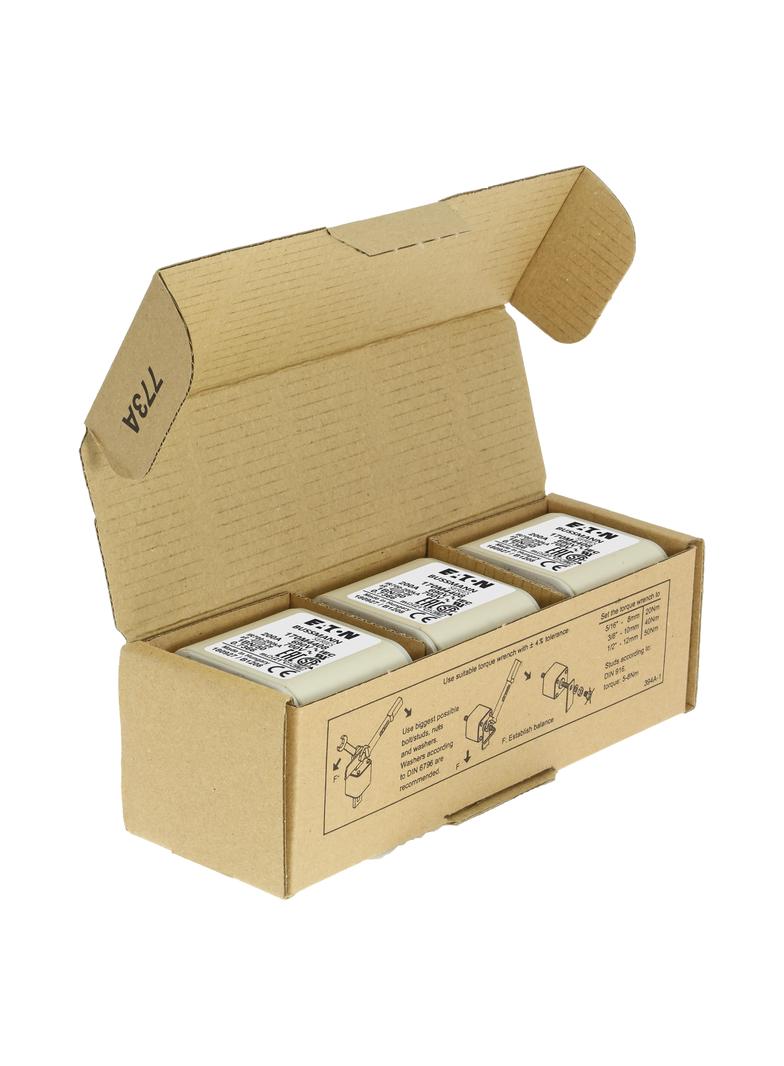 FUSE 200A 690V 1BN/50 AR UC Wkładka szybka 200A AC 690V rozmiar 1 53x69x51 mm aR IEC UL 170M4408 EAT