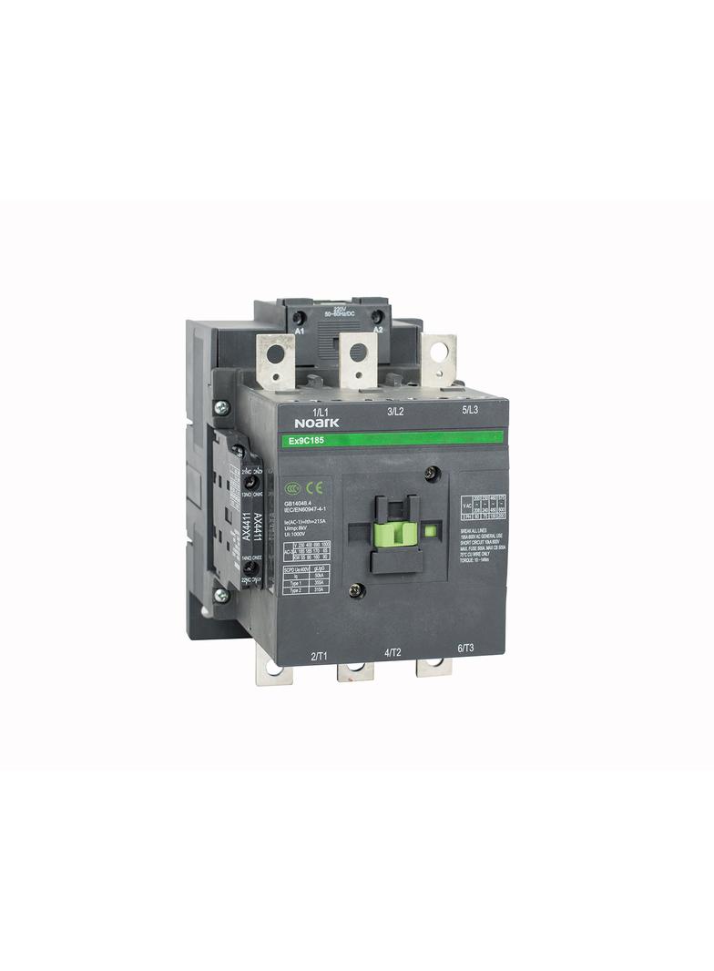 Ex9C185 22 3P 127V AC/DC Stycznik 3P 185A AC-3 127V AC/DC 2NO + 2NC 106245 NOARK