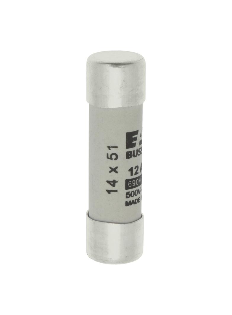CYLINDRICAL FUSE 14 x 51 12A GG 690V AC Wkładka cylindryczna 14 x 51mm 12A GG 500V AC C14G12 EATON