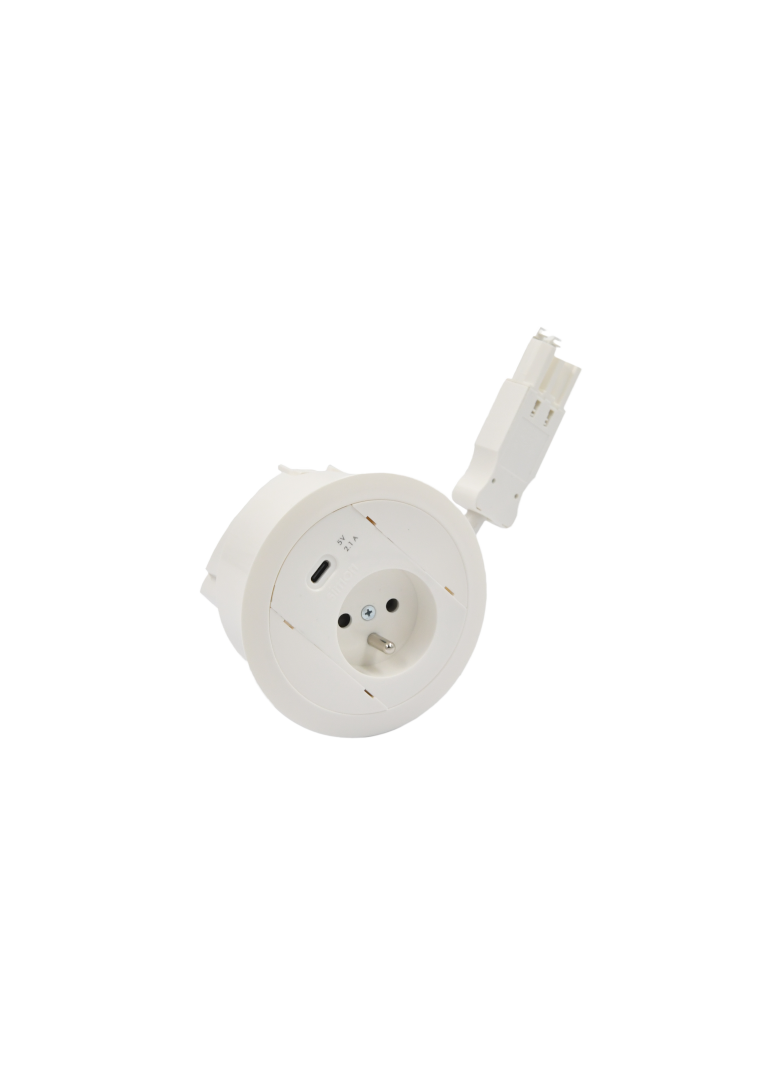 Simon 480 TS48-310E10E00-33 Gniazdo meblowe 1 gn. typ E + ładowarka USB type C złącze w układzie Wie 48310E10E000000-33 KONTAKT