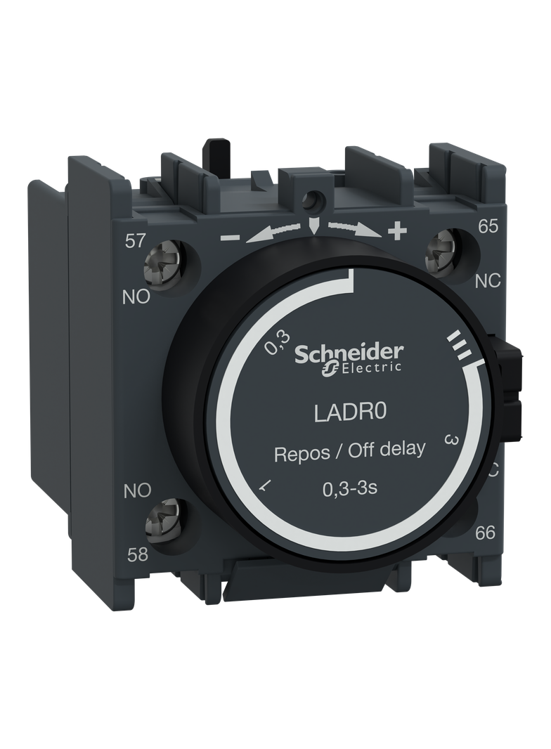 Blok styków pomocniczych opóźniających 0,3-3s TeSys 1NO 1NC zaciski skrzynkowe