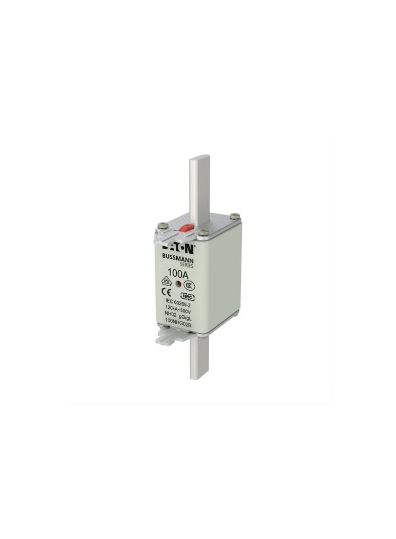 NH FUSE 100A 500V GG/GL SIZE 02 Wkładka NH02 100A 500V GL/GG podwójny wskaźnik 100NHG02B EATON