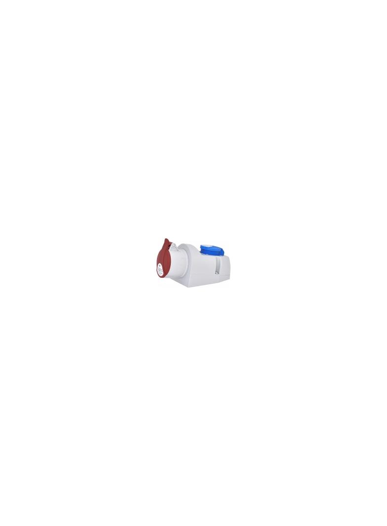 16A 400V/230V Gniazdo kombi 3P+N+PE plus EE 16S Schuko IP44 EZCZ -S 1653 004482051 ETI