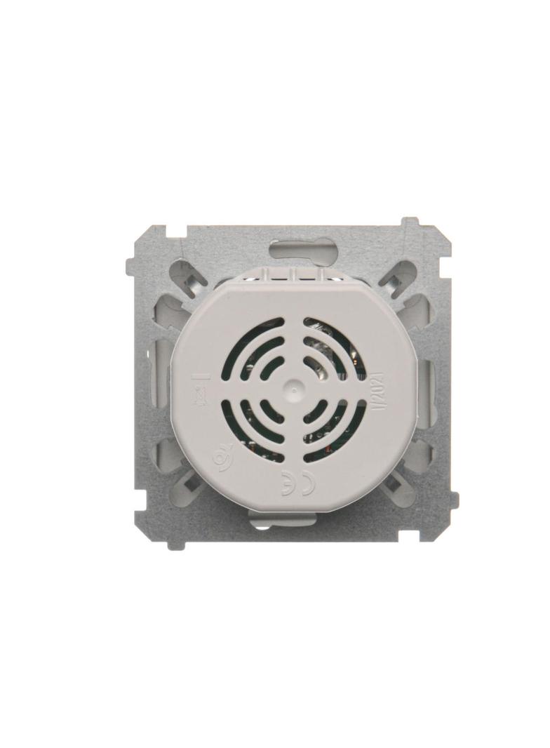 Simon Basic Łącznik z czujnikiem ruchu z przekaźnikiem 8(2) A 230V. Wymagana instalacja 3-przewodowa stal inox BMCR10P.01/21 KONTAKT