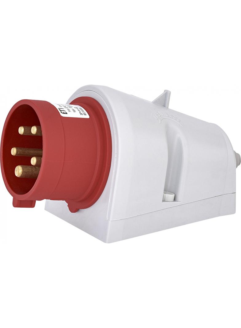 EPO 1653 -  16A, 400V, 3P+N+PE,Wtyk odbiornikowy stały ze zwrotnicą faz IP44