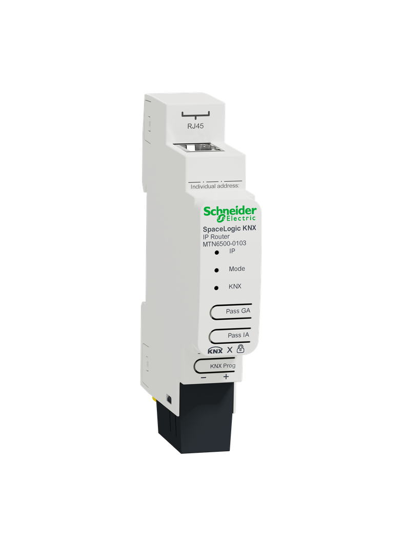 SpaceLogic KNX Router IP na szynę DIN