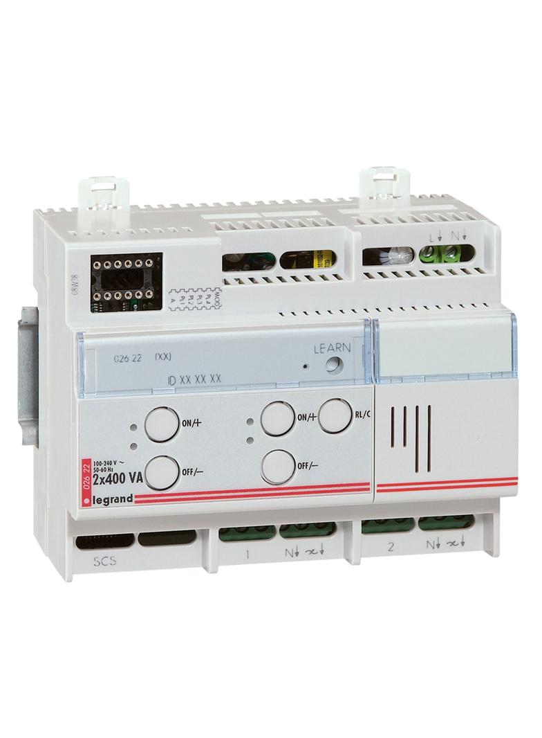 MYHOME BUS/SCS - AKTOR/ŚCIEMNIACZ 2 X 400 W DLA LAMP HALOGENOWYCH EL I ELV, Legrand