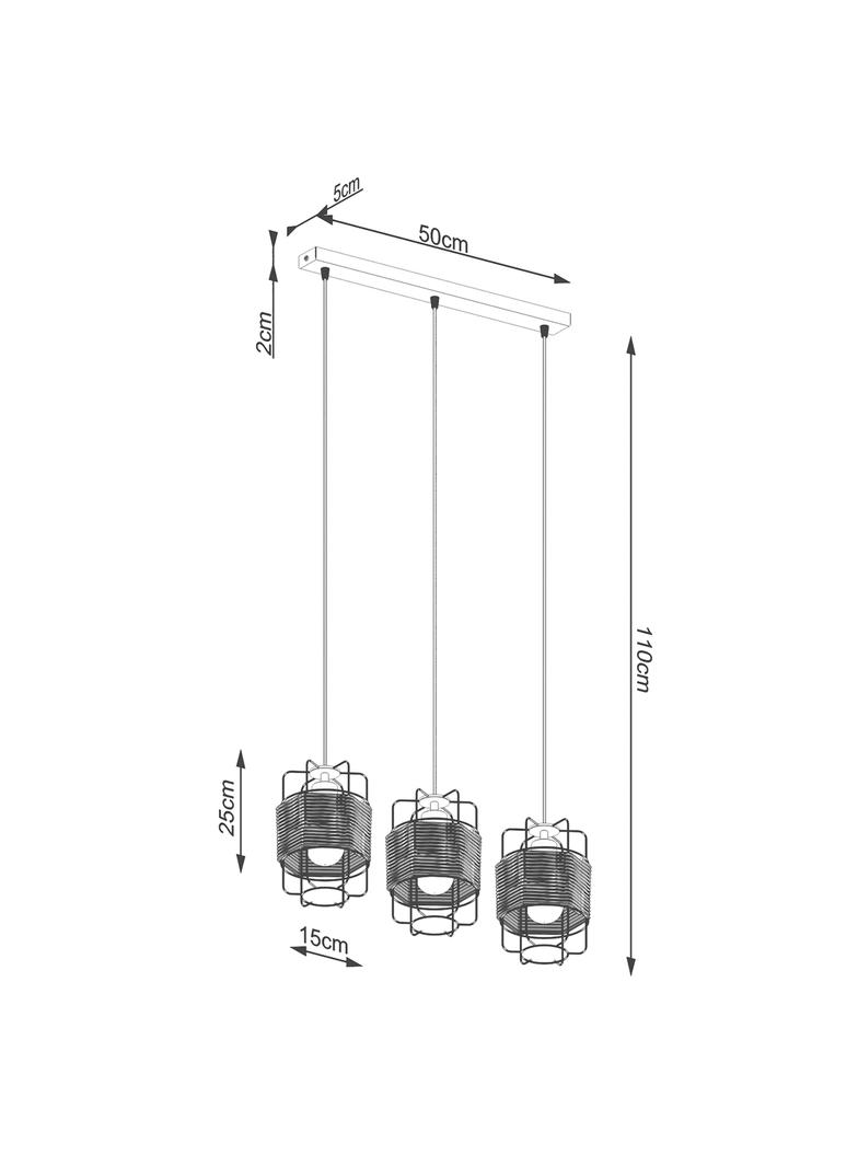Sollux Lampa wisząca GIZUR 3L SL.1301