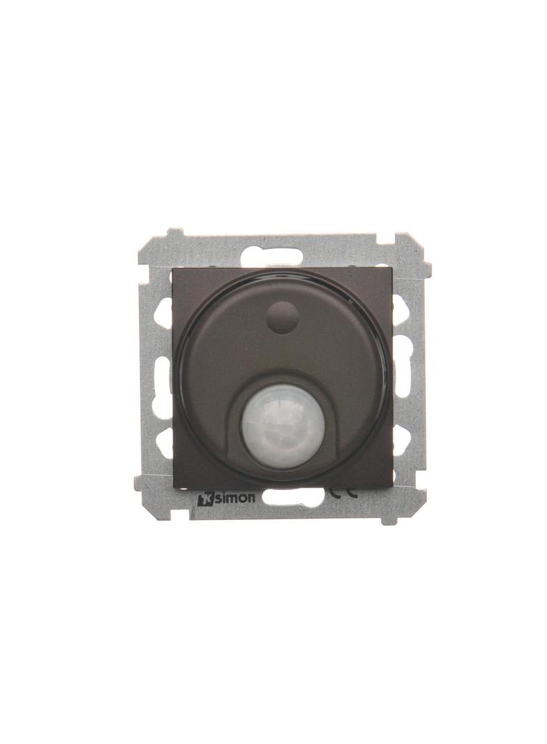 Simon 54 Łącznik z czujnikiem ruchu z przekaźnikiem z zabezpieczeniem 8(2)A 230V brąz mat *Wymagana