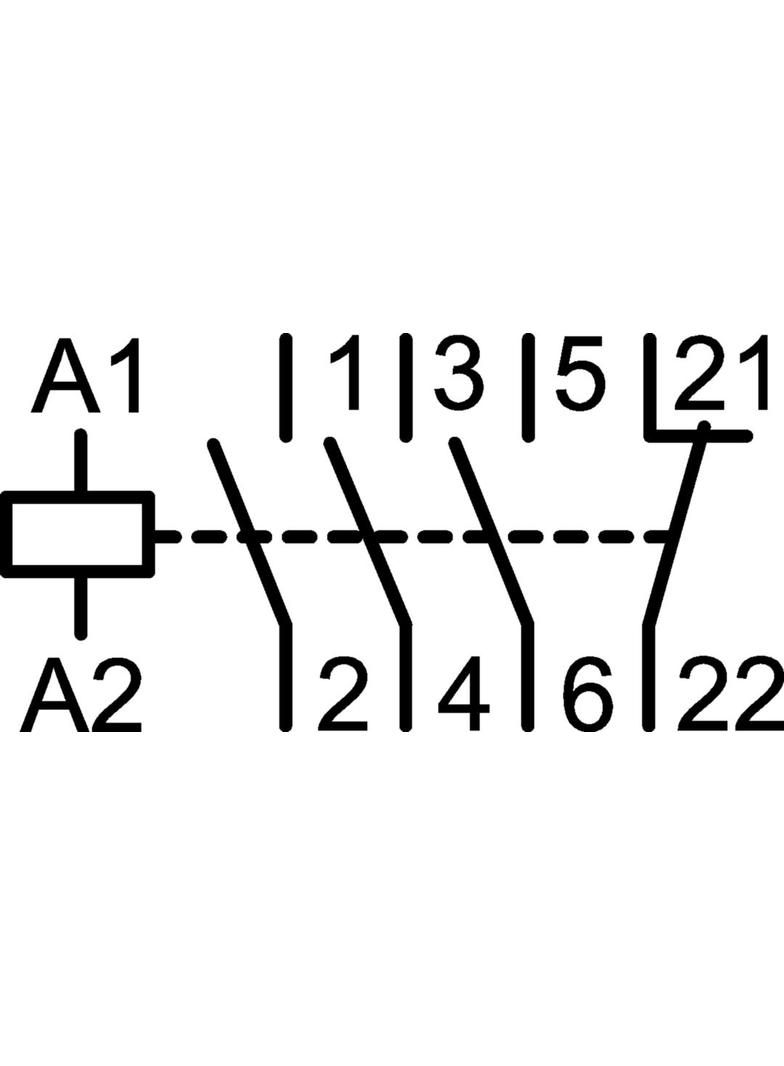 Stycznik mocy 3P +1 NC 12A 230 V 50 Hz/240 V 60 Hz