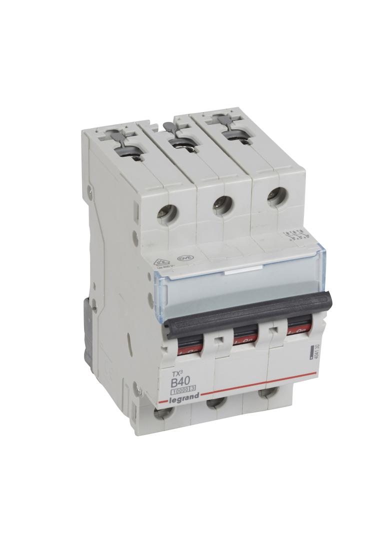 WYŁĄCZNIK NADPRĄDOWY S 313 3P B 40A 10000A SERII TX3, Legrand