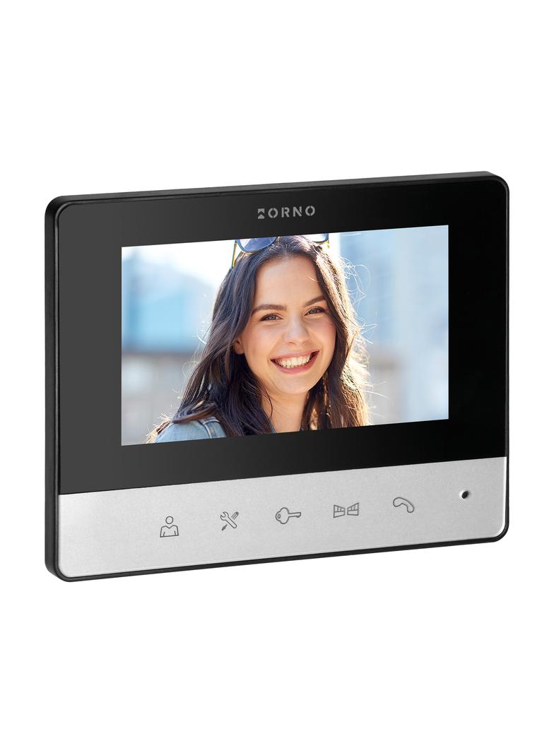 Zestaw wideodomofonowy bezsłuchawkowy, kolor LCD 4,3 z aluminiową wideo kasetą, LIRA