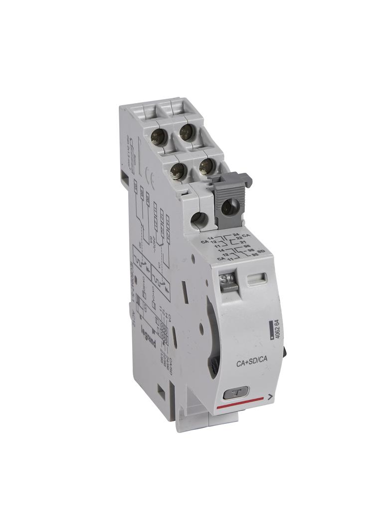 2 STYKI POMOCNICZE LUB STYK POMOCNICZY+STYK SYGNALIZACYJNY DLA TX3 I DX3, Legrand