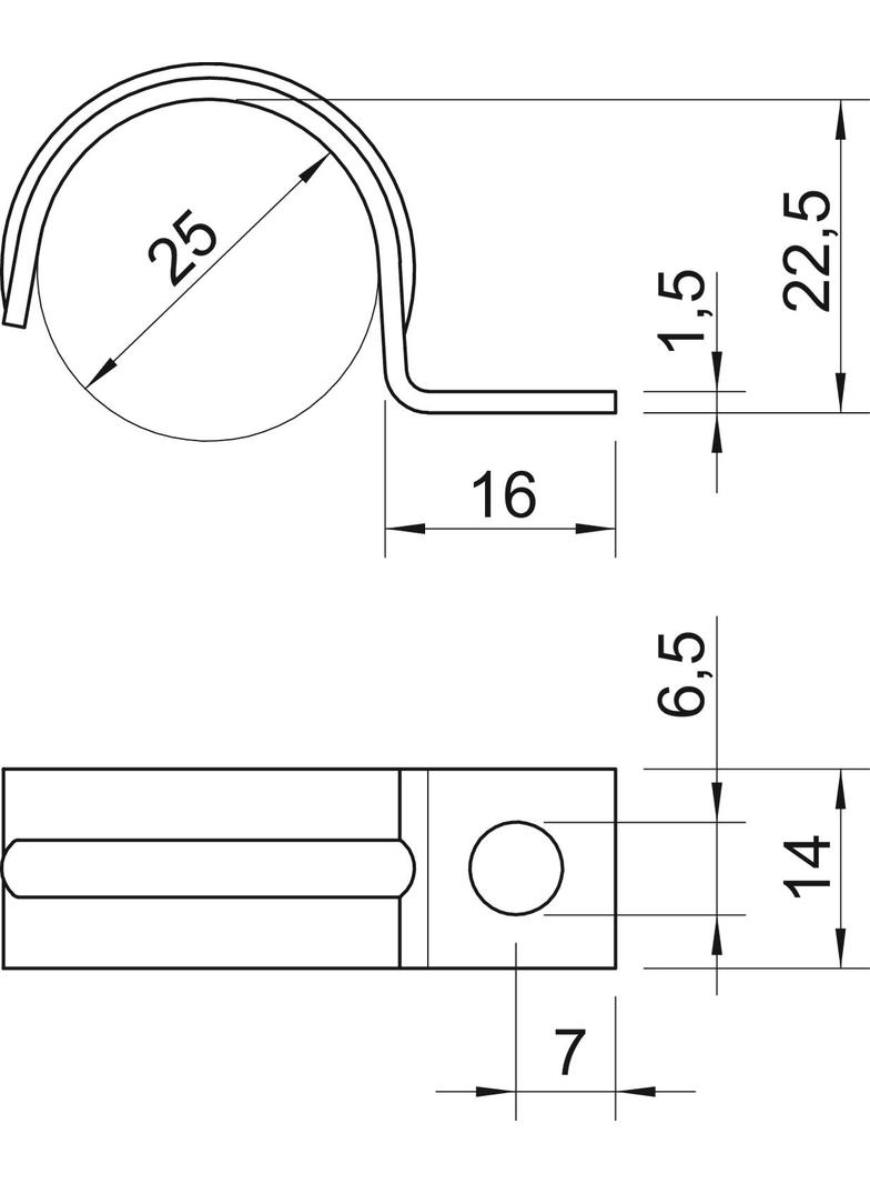 1015, OBEJMY MOCUJĄCE 25MM OC