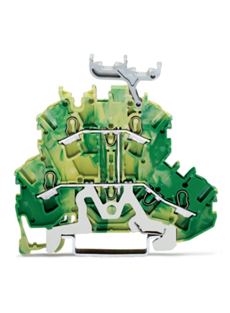 TOPJOBS złączka 2-piętrowa 2,5 mm2 PE żółto-zielona