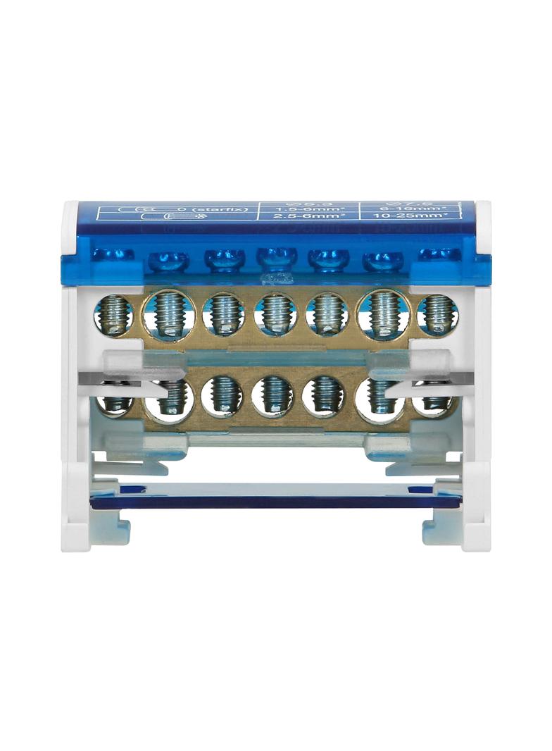 Blok rozdzielczy 2-rzędowy 7 przewodów OR-LZ-8201/7 ORNO