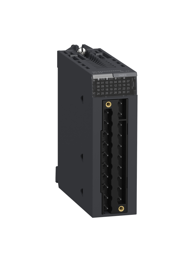 Modicon X80, moduł wejść cyfrowych, 8 wejść, 100...120 V AC, kanały izolowane