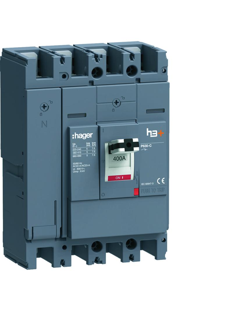 MCCB Rozłącznik mocy h3+ P630 4x400A