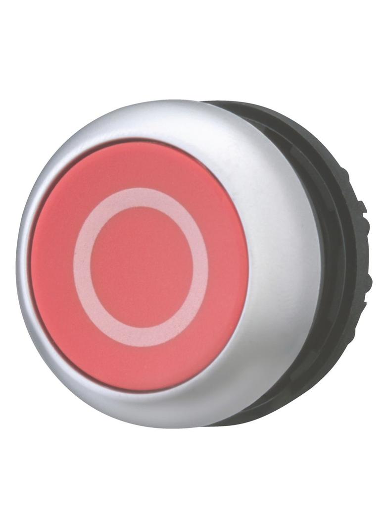 M22-D-R-X0 Przycisk czerwony /O/ z samopowrotem płaski 216605 EATON